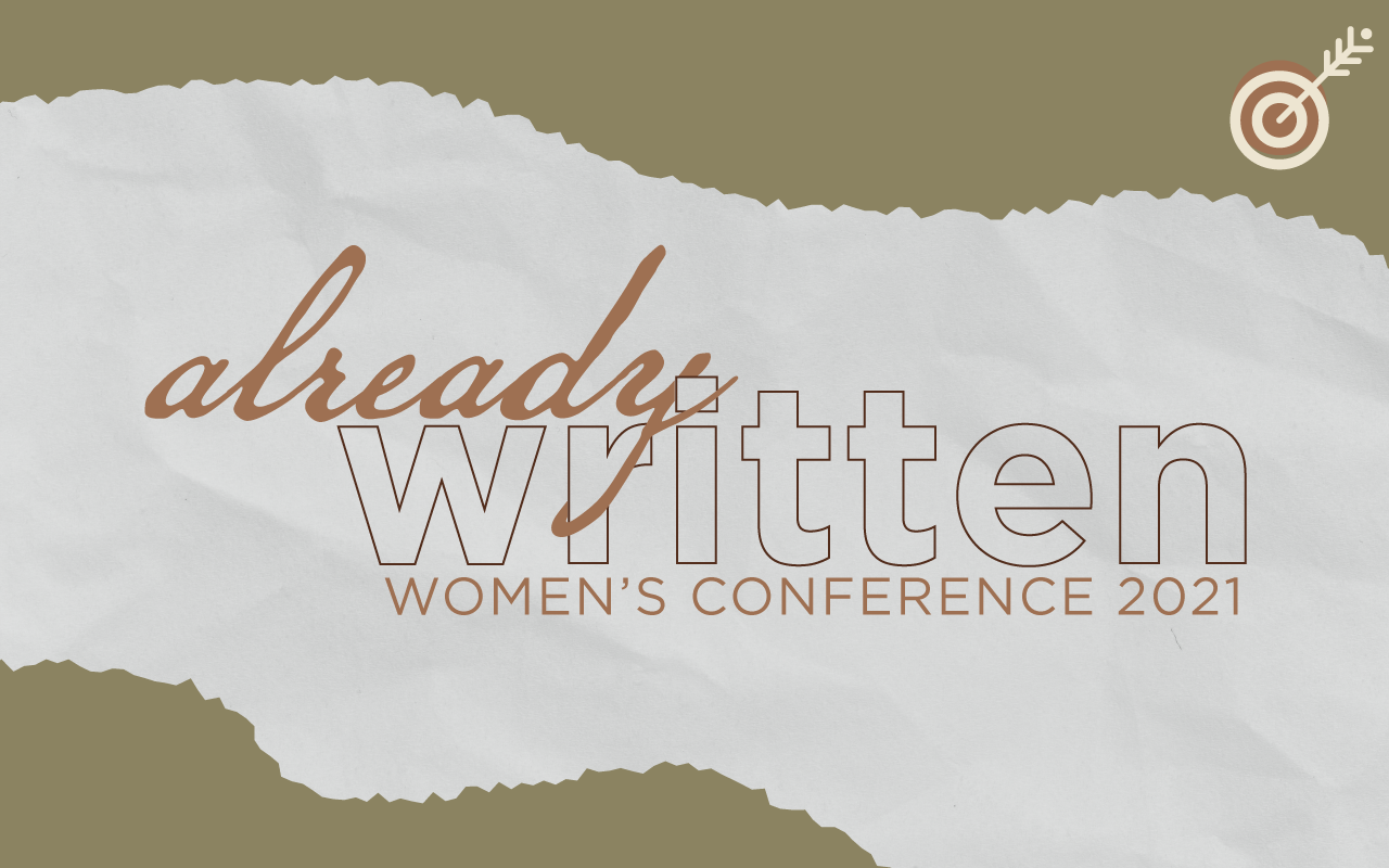 The promotional slide for Women's Conference