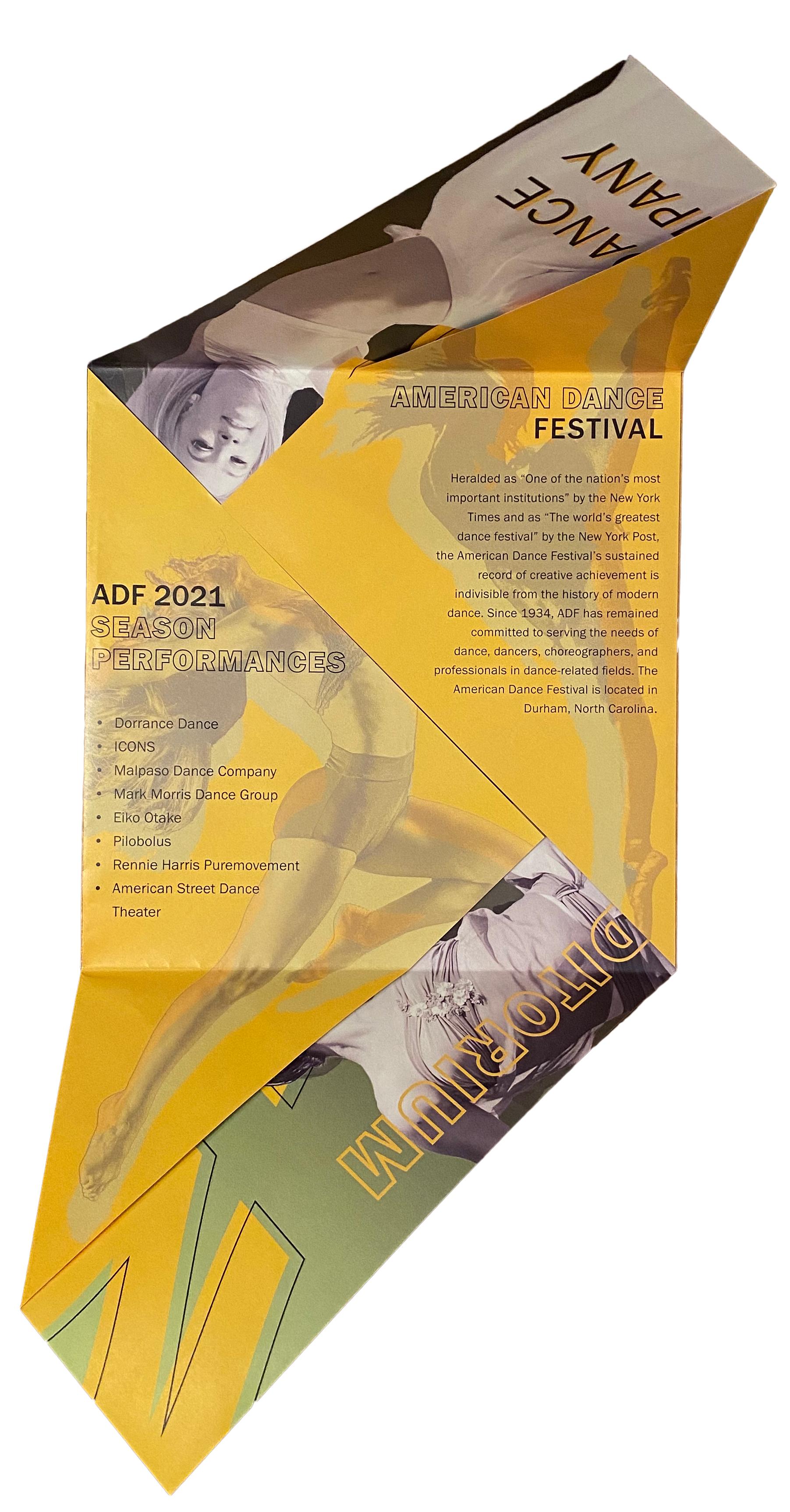 mailer inside half folded