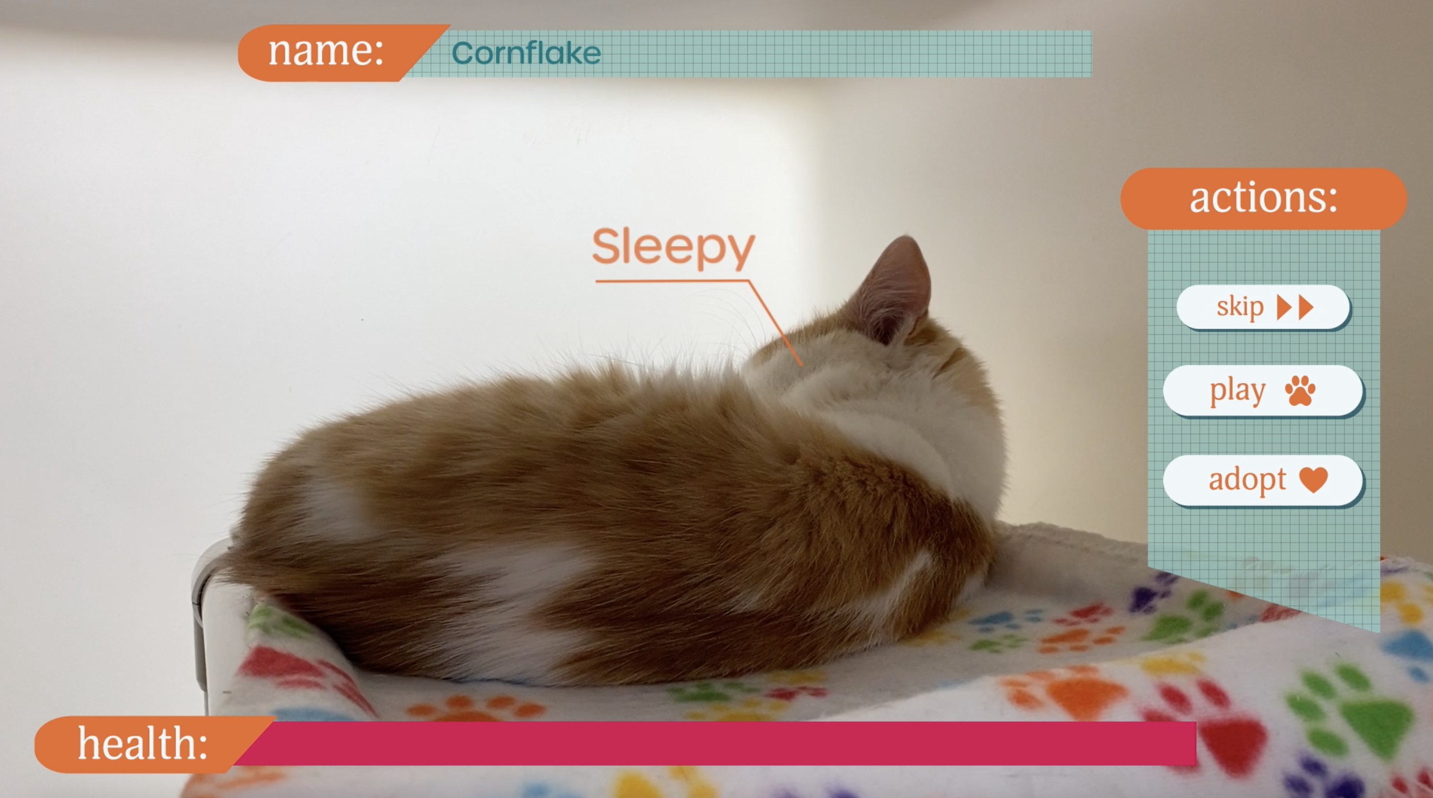 Cornflake is Sleepy
